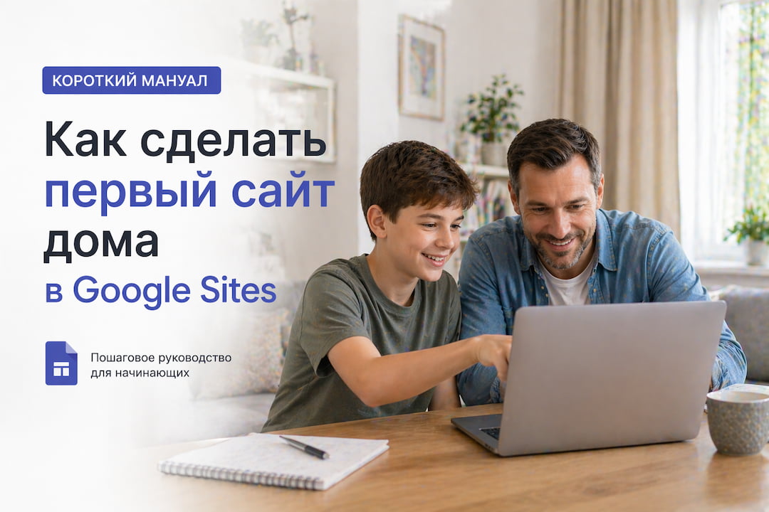 Инструкция по созданию сайта в Google Sites
